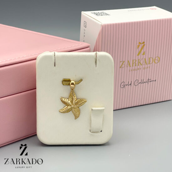 پلاک طلا طرح ستاره دریایی