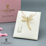 گردنبند زنجیری طرح سنجاقک کد N1218