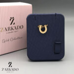 پلاک طلا طرح نعل اسب کد P1343