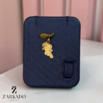 پلاک طلا طرح اسب تک شاخ کد P2413