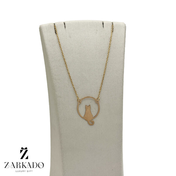 گردنبند طلا طرح گربه