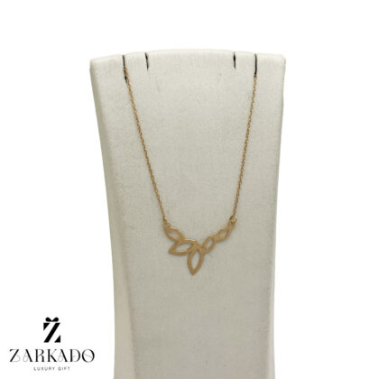 گردنبند طلا طرح ریسه برگ