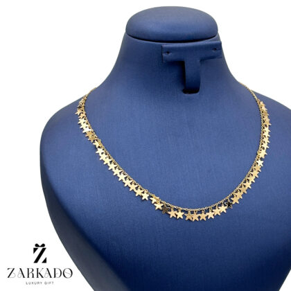 گردنبند طلا طرح ستاره آویز