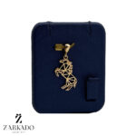 پلاک طلا طرح اسب اوریگامی کد P3223