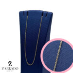 زنجیر طلا فلامینگو ریز سایز 45cm A