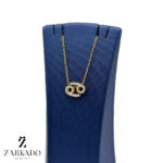 پلاک طلا نماد یونانی ماه تولد تیر کد P3465