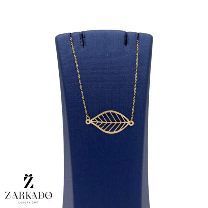 گردنبند طلا طرح برگ