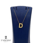 پلاک طلا حرف D انگلیسی کد P17947