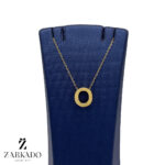 پلاک طلا حرف O انگلیسی کد P24397