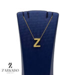 پلاک طلا حرف Z انگلیسی کد P12663