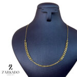 گردنبند طلا کارتیه دو تیکه و زنجیر کد 24447