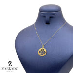 پلاک طلا طرح لویی ویتون کد N4364