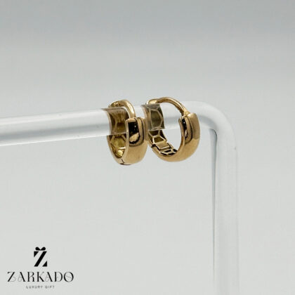 گوشواره حلقه ای طلا ساده
