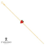 دستبند طلا توت فرنگی کد B24947