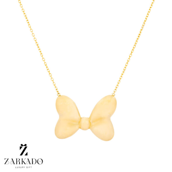 گردنبند طلا طرح پاپیون بادکنکی