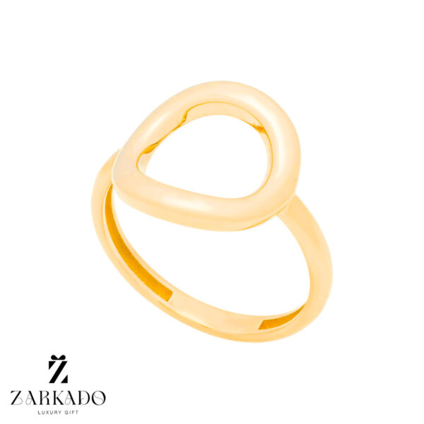 انگشتر طلا طرح دایره