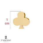 پلاک طلا طرح گشنیز کد P6539