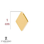 پلاک طلا طرح خشت کد P4719