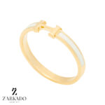 انگشتر طلا طرح هرمس مینادار کد R6581