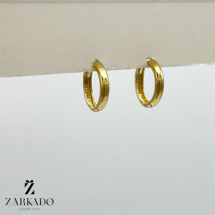 گوشواره حلقه ای طلا ساده