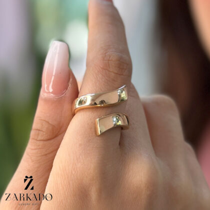 انگشتر طلا طرح پیچ