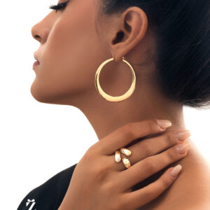 انگشتر و گوشواره آینه ای