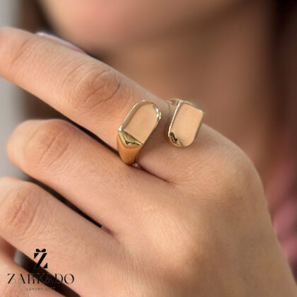 انگشتر طلا طرح طاق