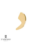 پلاک طلا حرف فارسی د سه بعدی کد P28679