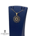 پلاک طلا گل کد P12197