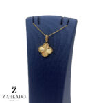 پلاک طلا طرح ونکلیف تراشدار سایز متوسط کد P13977