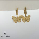 گوشواره آویز پروانه جلوا سایز متوسط کد E14127