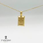 پلاک طلا شمش کد P14123