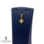 پلاک طلا ونکلیف تراشدار سایز 1 کد P31553