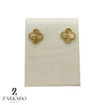 گوشواره میخی طلا ونکلیف سایز 3 کد E22383