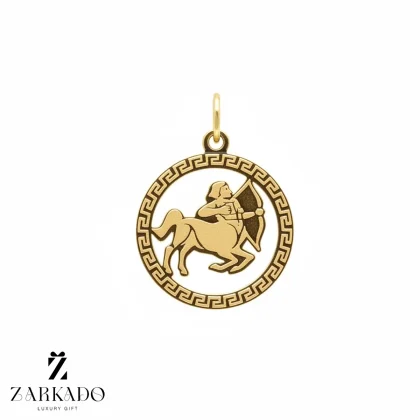 پلاک طلا ماه تولد آذر لیزر حکاکی