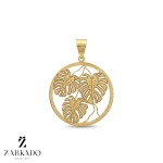 پلاک طلا برگ انجیری کد P12222