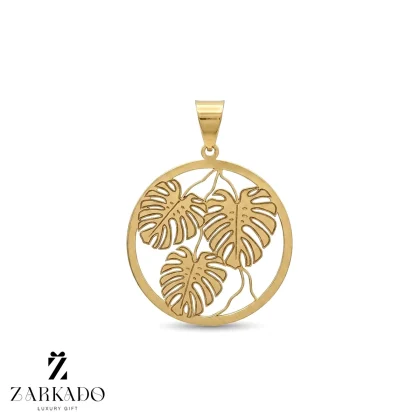 پلاک طلا برگ انجیری