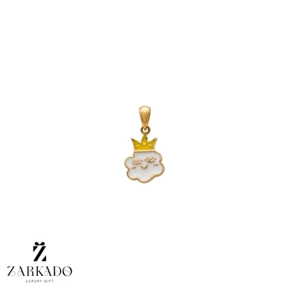 پلاک طلا ابر و تاج