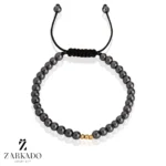 دستبند مرواریدی طلا و گوی البرنادو پیوسته