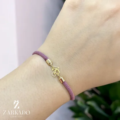 دستبند بندی طلا طرح نت موسیقی