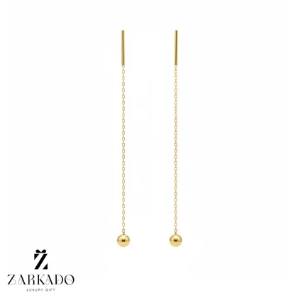 گوشواره بخیه ای طرح گوی