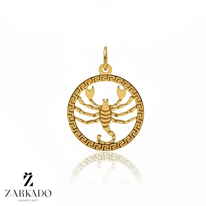 پلاک طلا ماه تولد آبان لیزر حکاکی