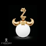 پلاک ماه تولد اردیبهشت طلا و مروارید