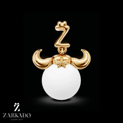 پلاک ماه تولد اردیبهشت طلا و مروارید