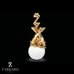 پلاک ماه تولد اسفند طلا و مروارید