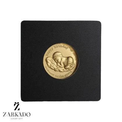 شمش طلای نقش برجسته طرح تولد