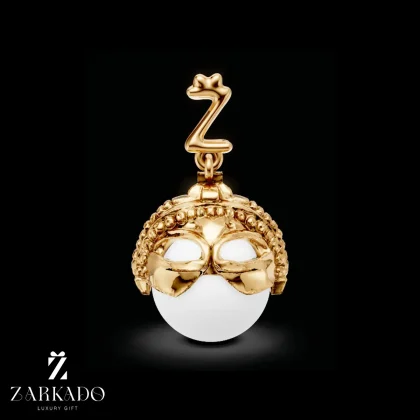 پلاک ماه تولد خرداد طلا و مروارید