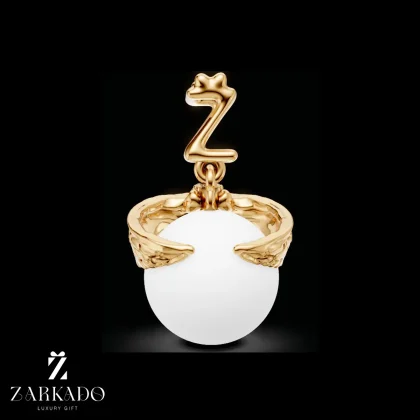 پلاک ماه تولد شهریور طلا و مروارید