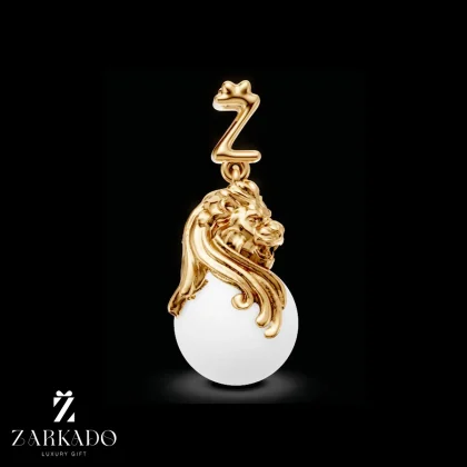 پلاک ماه تولد مرداد طلا و مروارید