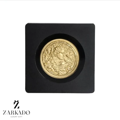 شمش طلای نقش برجسته ملکه گلها